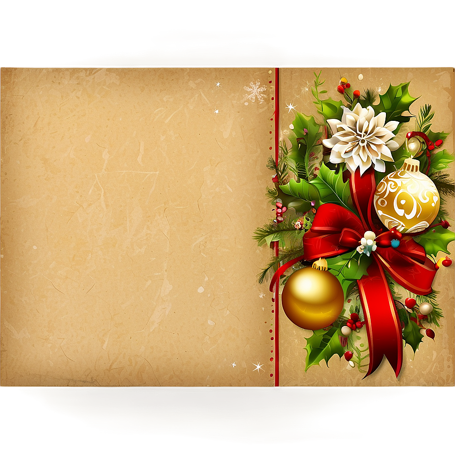 Eco-friendly Christmas Card Png 06122024