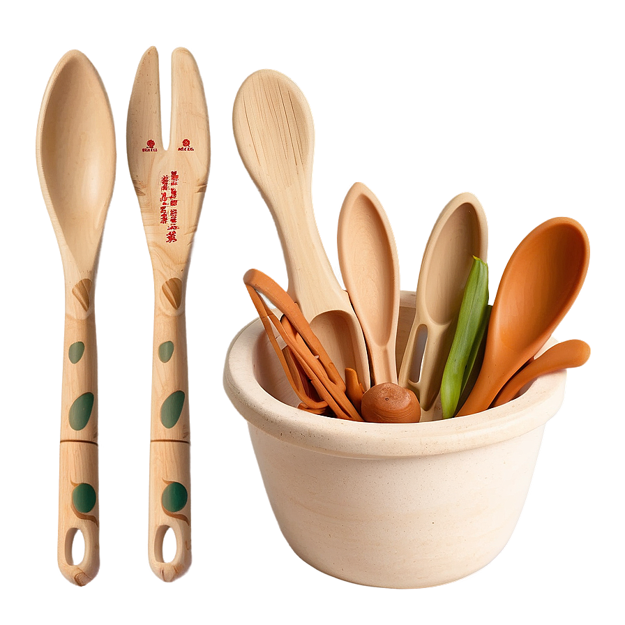Eco-Friendly Clay Utensils PNG ini87 PNG image with a transparent background, free high-resolution download