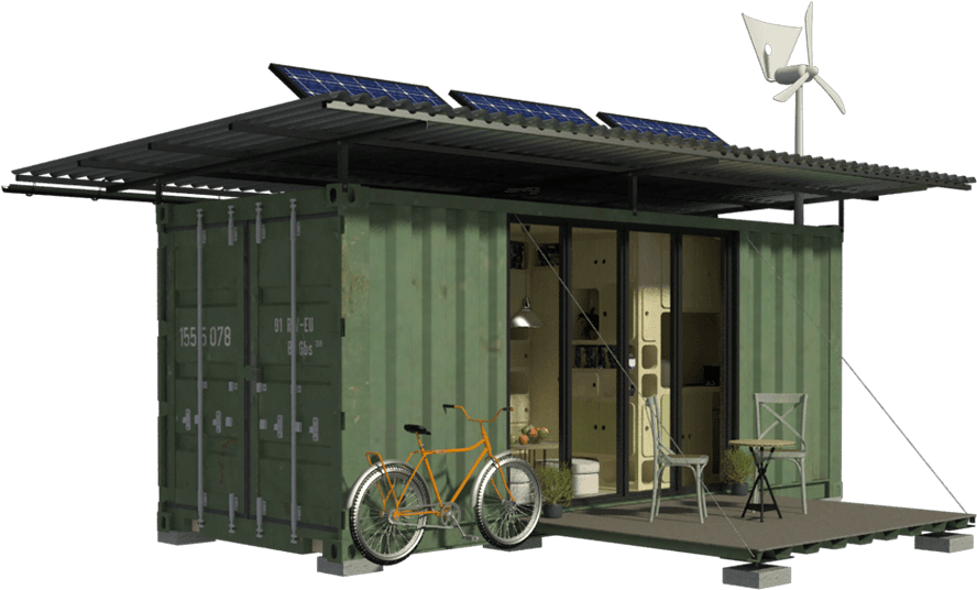 Shipping Containers Homes Diy, HD Png Download PNG with transparent background