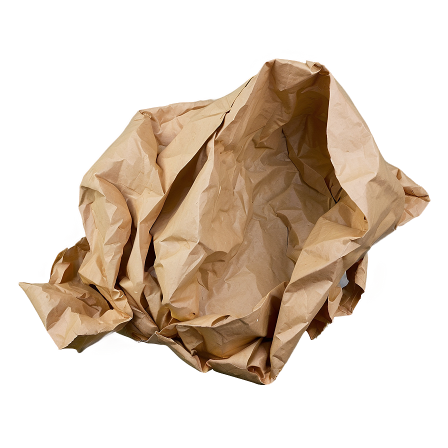 Eco-friendly Crumpled Paper Png Cxj