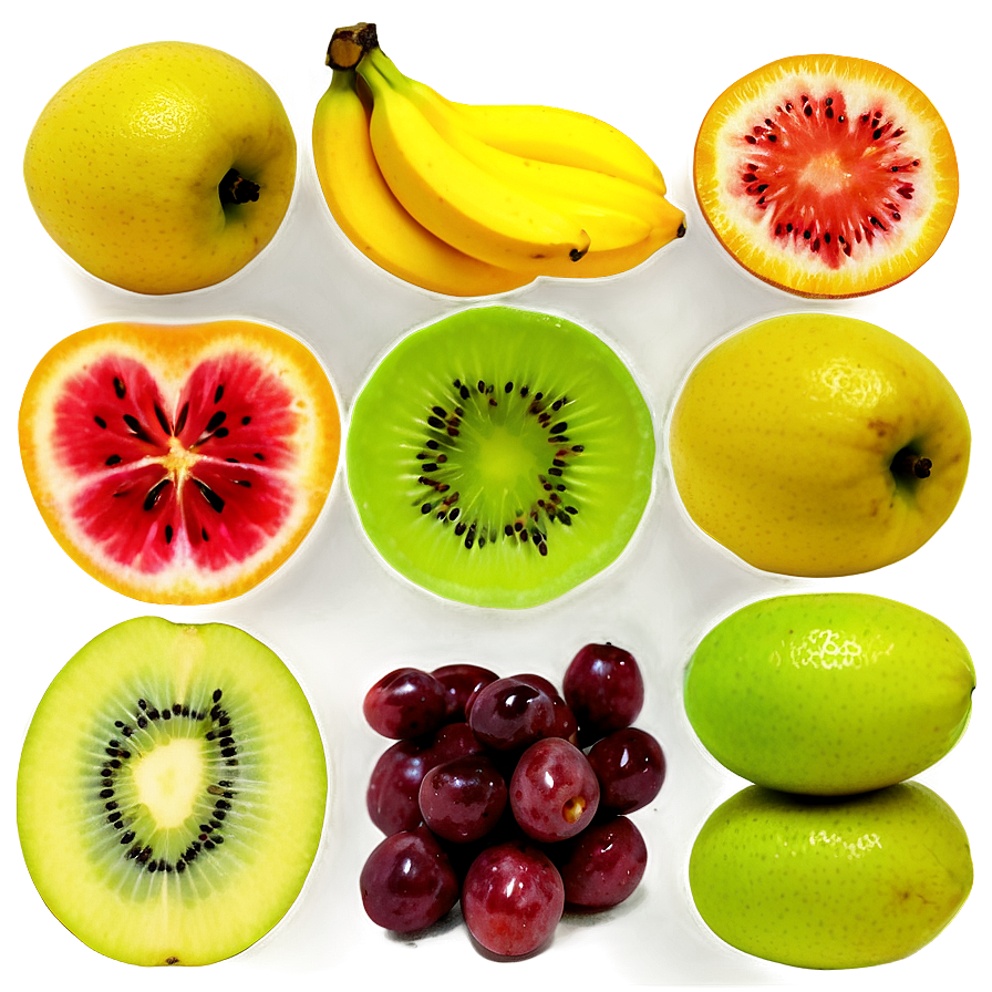 Eco-friendly Fruit Set Png Iap