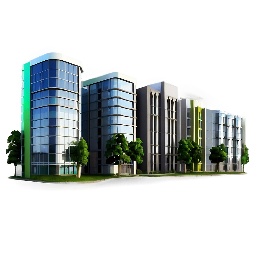 Eco-Friendly Green Building PNG 05242024 PNG with transparent background