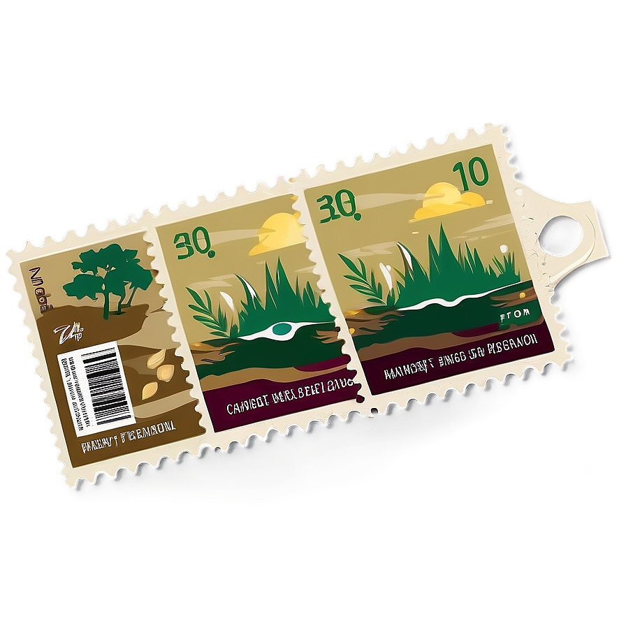 Eco-friendly Postage Stamp Png Sjv