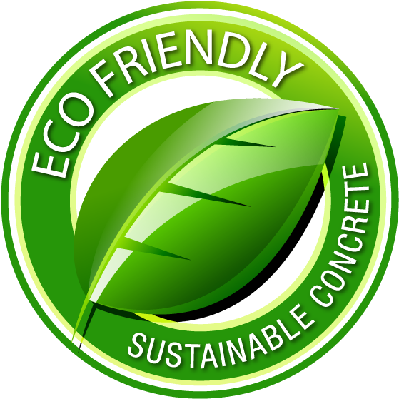 Eco Friendly Sustainable Concrete Logo