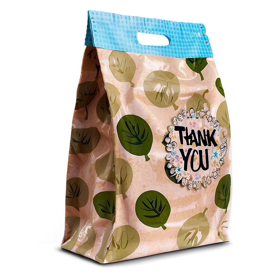 Eco-friendly Thank You Bag Png 40