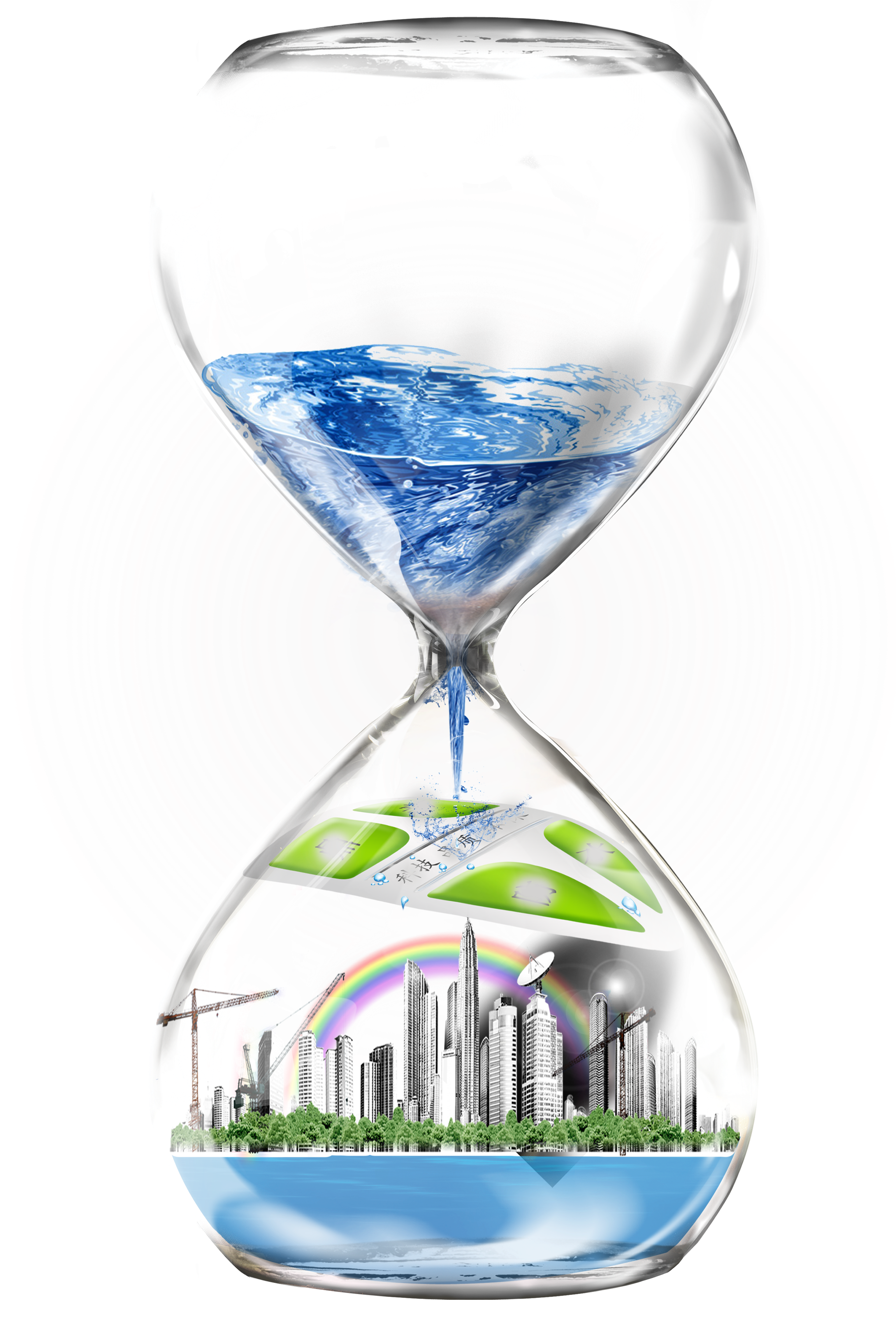 Eco Friendly Urban Hourglass Concept