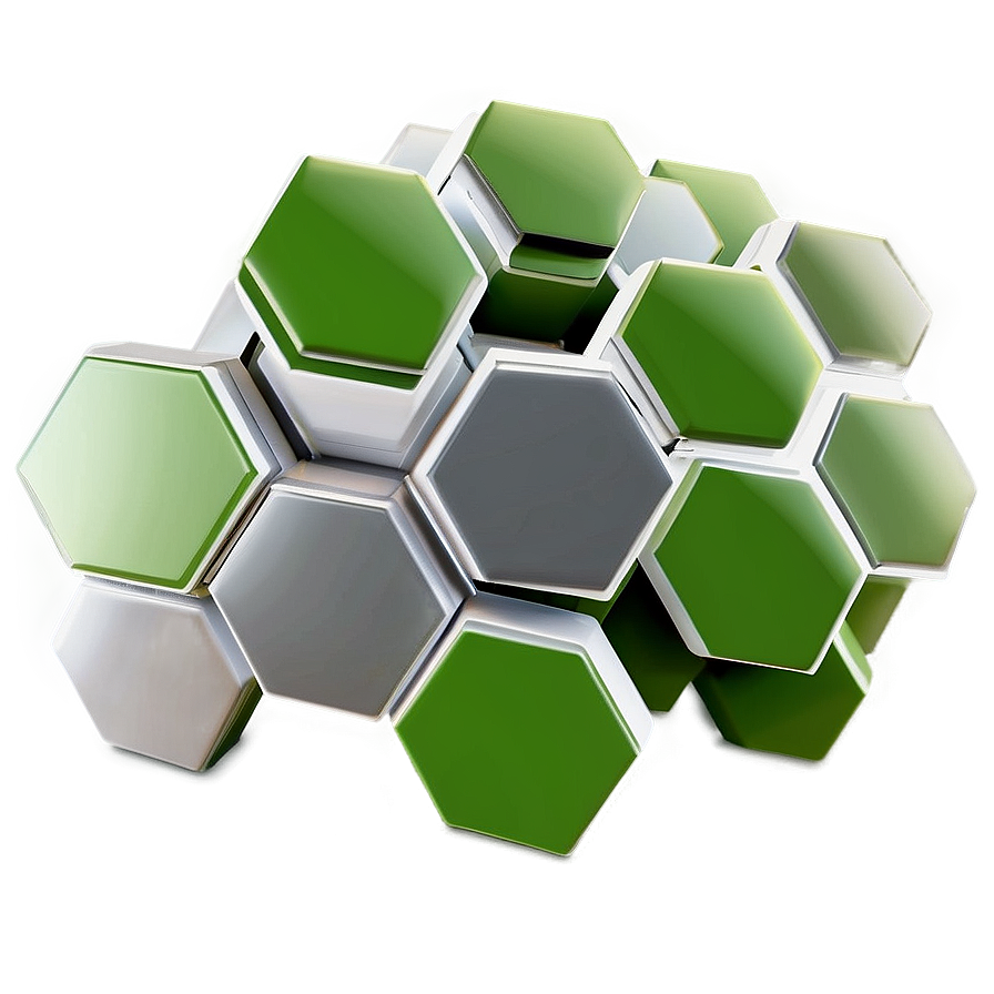 Eco Green Hexagon PNG 05062024 PNG with transparent background