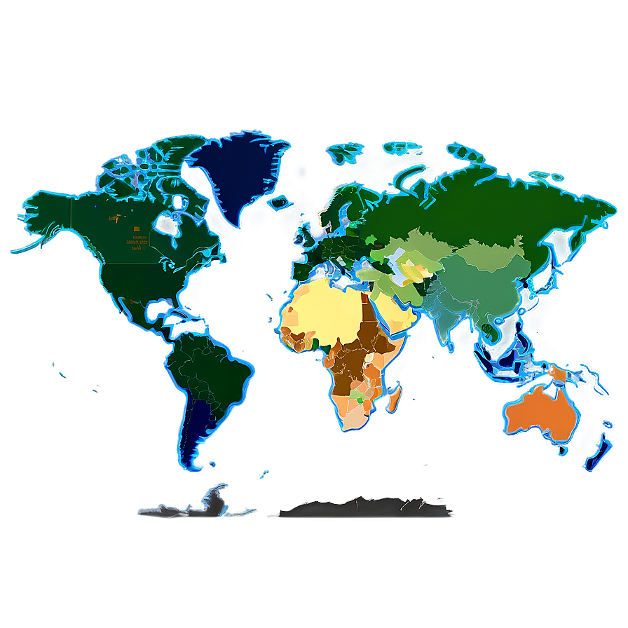Economic World Map PNG 49 PNG image with a transparent background, free high-resolution download