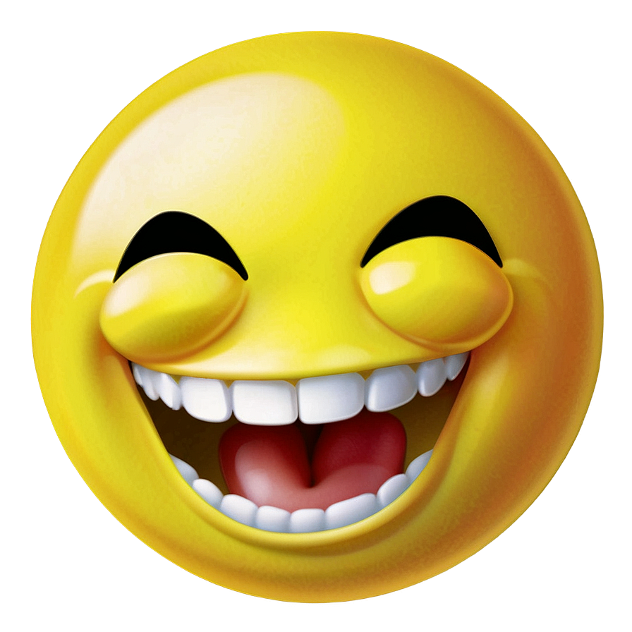 Ecstatic Laughing Emoji PNG std76 PNG with transparent background
