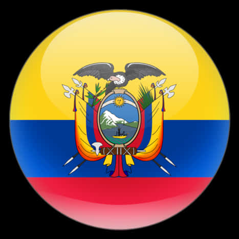 Download Flag Icon Of Ecuador At Png Format - Ecuador Flag Circle, Transparent Png PNG with transparent background