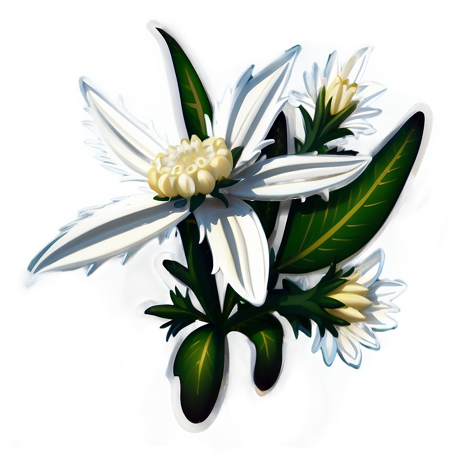 Edelweiss Flower Transparent Png 05252024