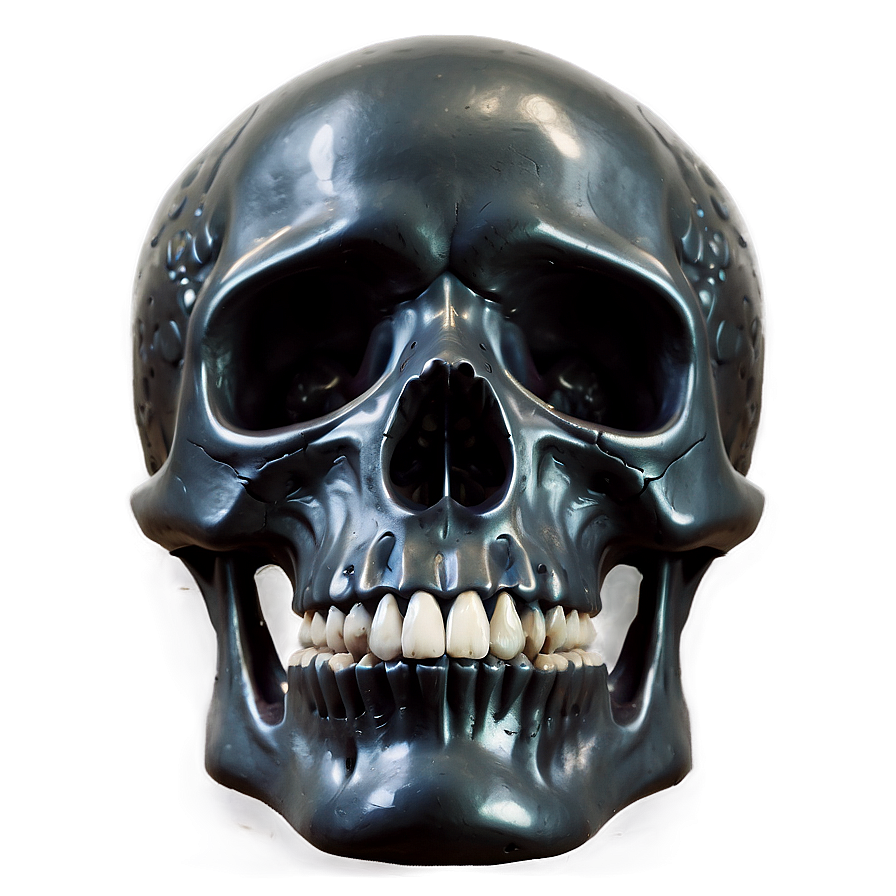 Edgy Black Skull Clipart Png Fdi29