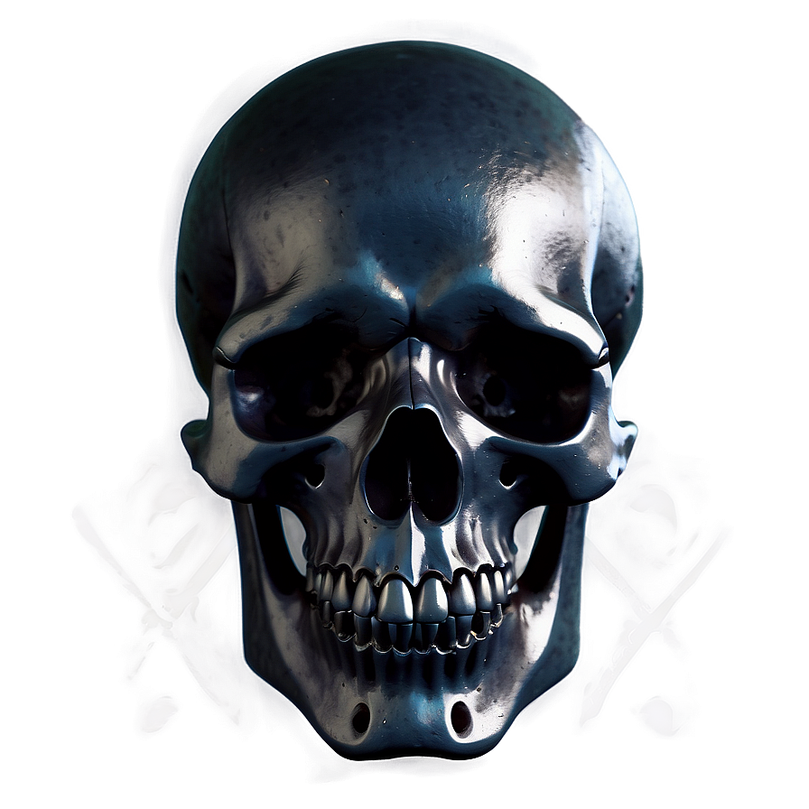 Edgy Black Skull Clipart Png Yuc1