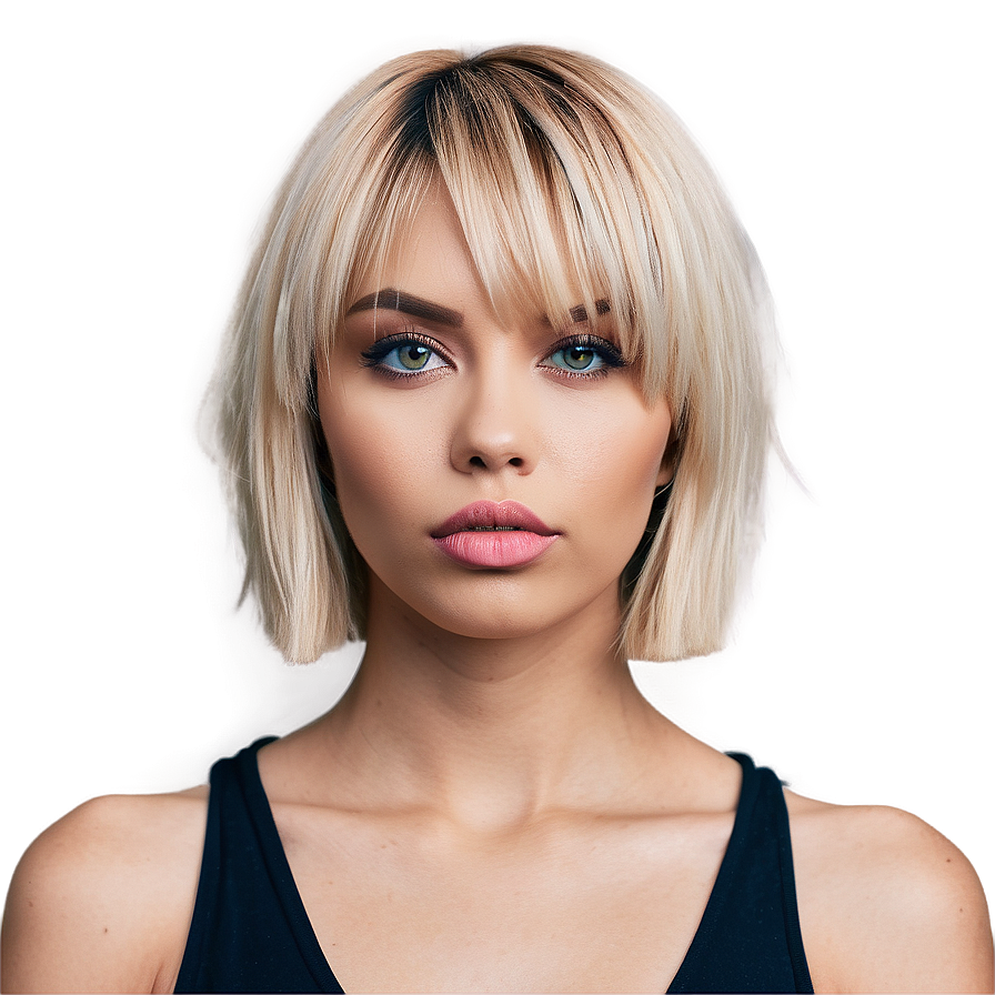 Edgy Blonde Haircuts Png Flm2