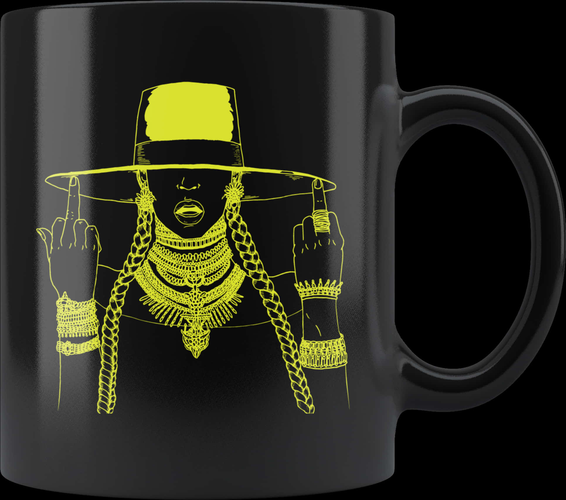 Edgy Fashion Mug Design