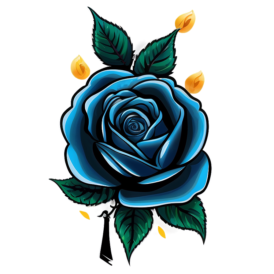 Edgy Rose Tattoo Graphic Png 05252024