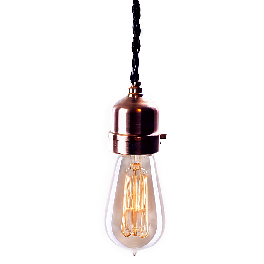 Edison Bulb Light Fixture Png Rkf