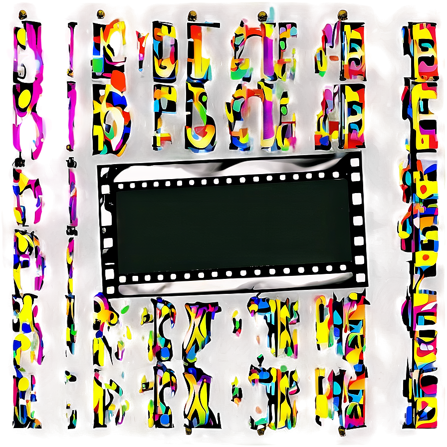 Editable Film Frame Overlay Png 60