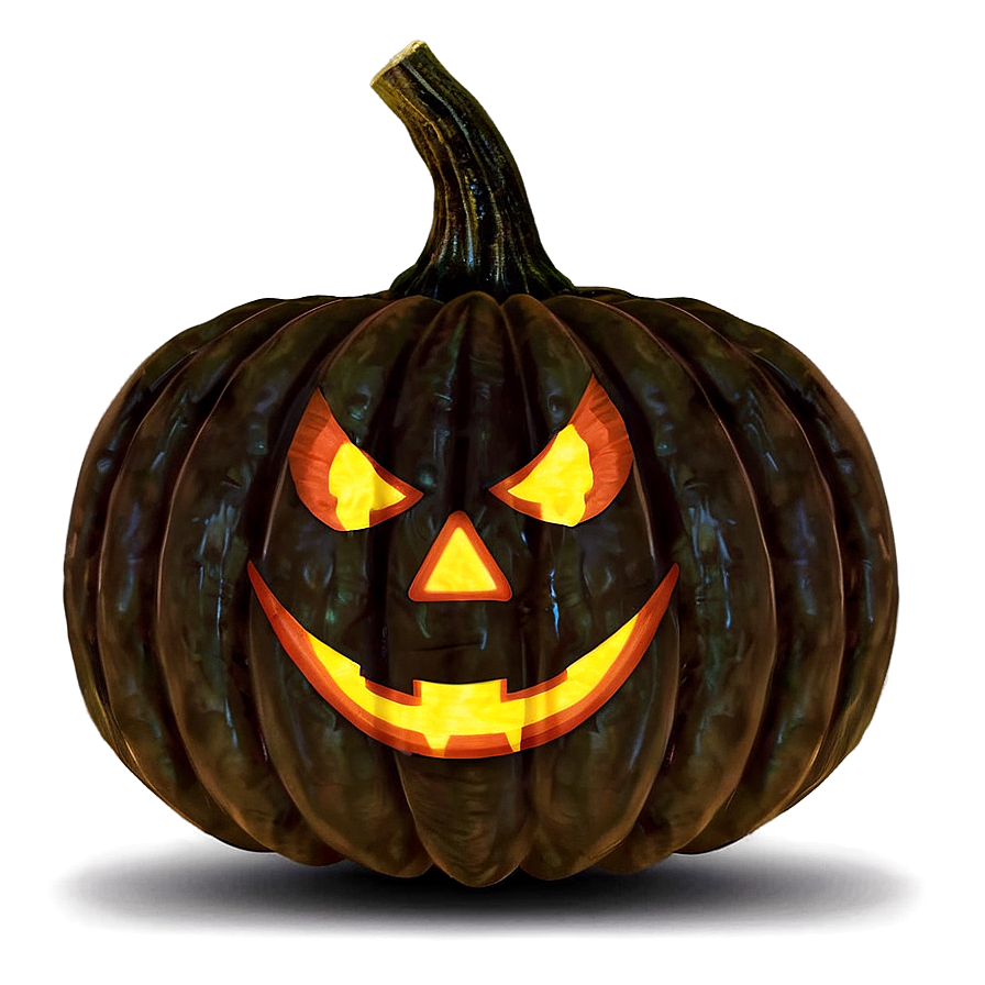 Eerie Halloween Pumpkin Art Png Cgv80