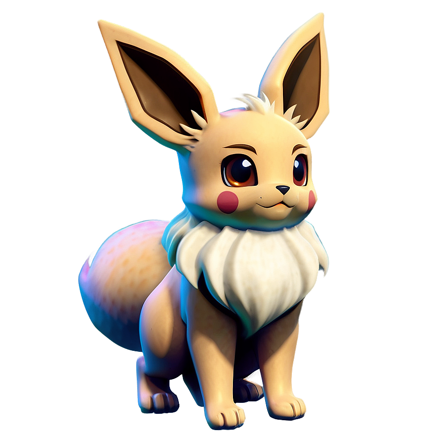 Eevee Evolution 3d Model Png Axm86