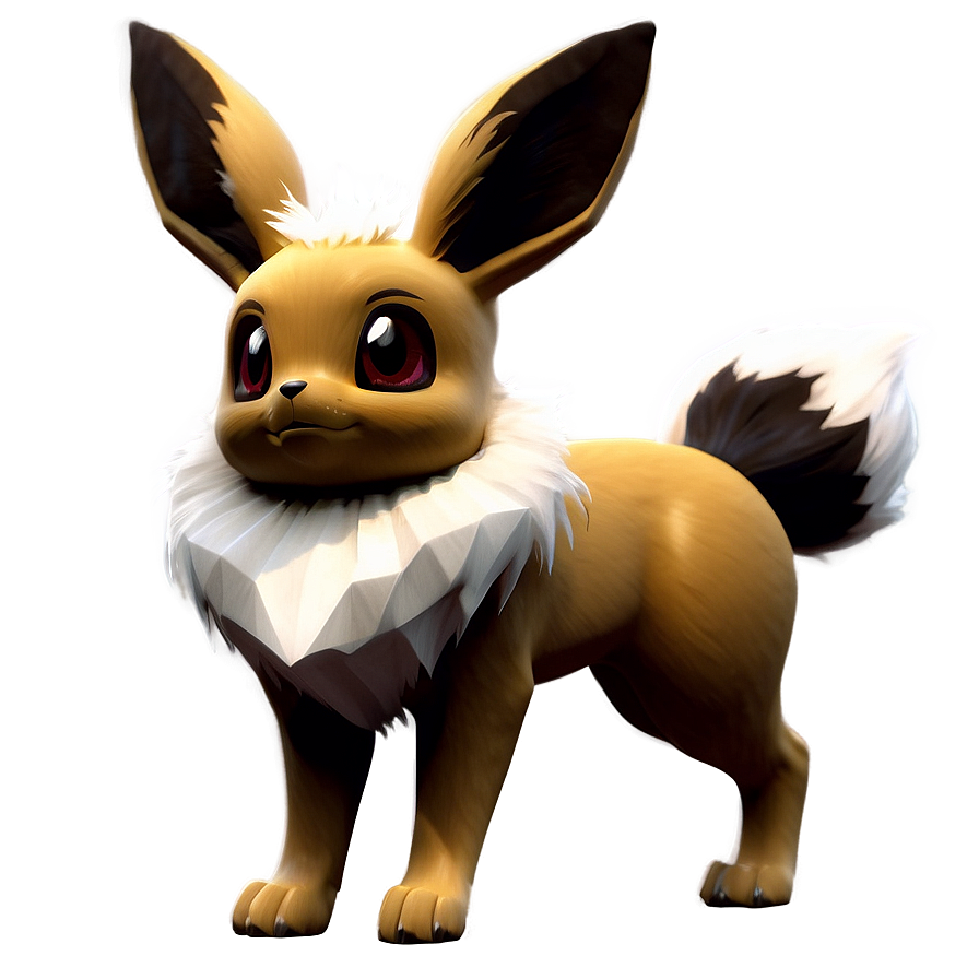 Eevee Evolution 3d Model Png Bdb