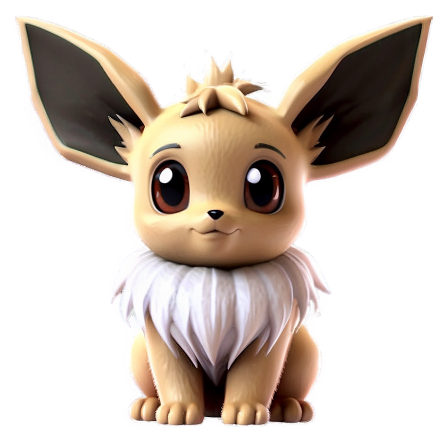 Eevee Evolution 3d Model Png Enl10