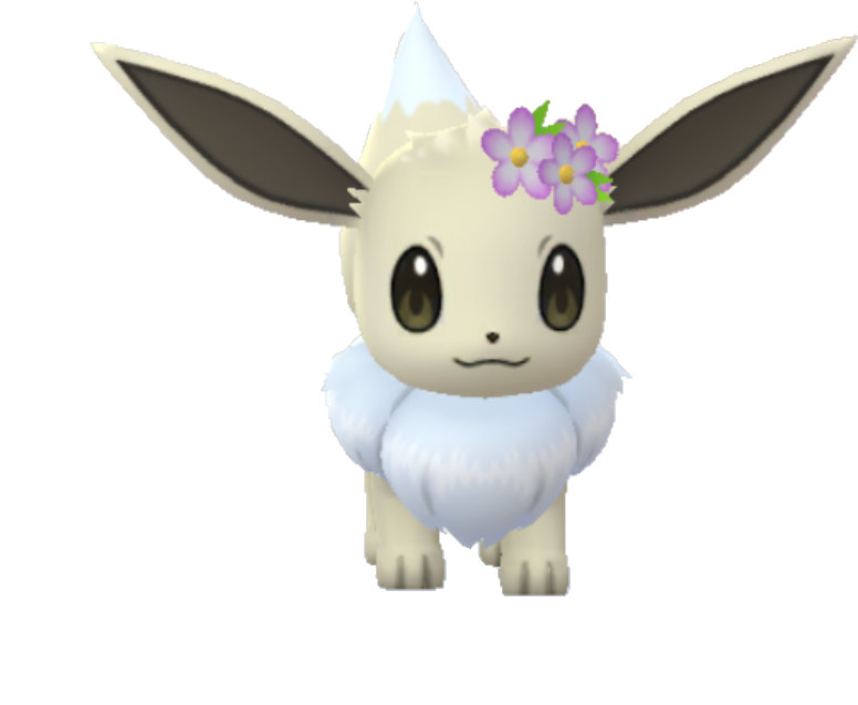 #eevee #flower #crown #pokemon #pokemongo #freetoedit - Flower Crown Eevee Transparent, HD Png Download PNG with transparent background