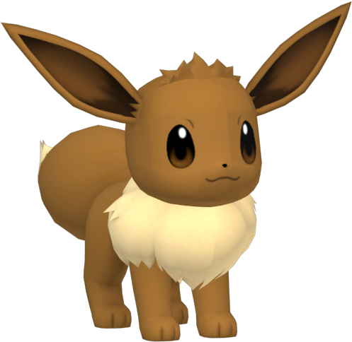 Eevee Pokemon Character3 D Model