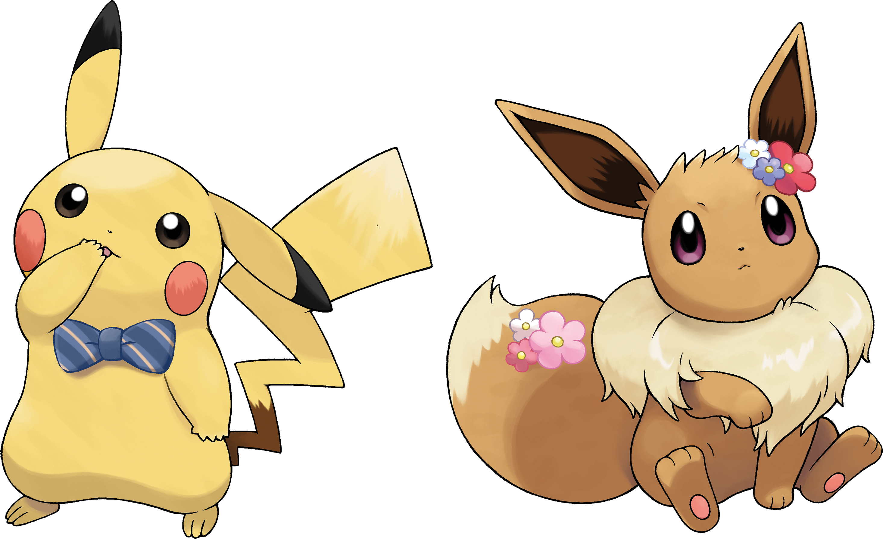Eevee Pokemon , Png Download - Pokemon Eevee And Pikachu, Transparent Png PNG with transparent background