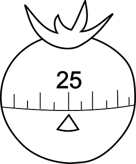 Egg Timer Icon Blackand White