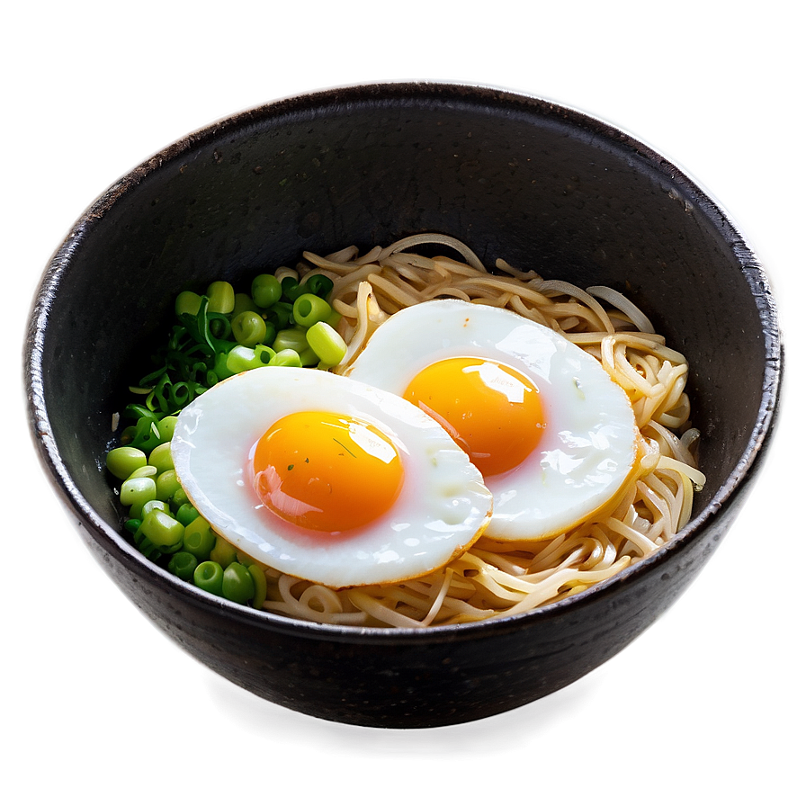 Egg Topped Ramen Bowl Png 06212024