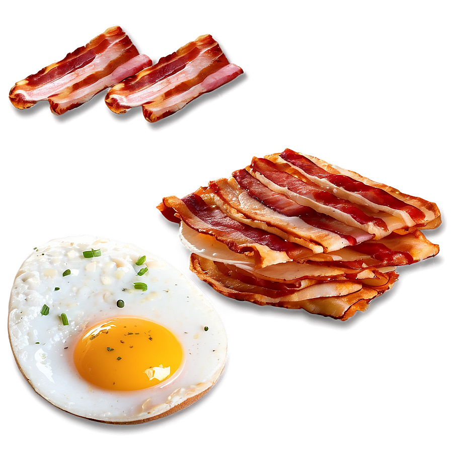 Egg With Bacon Png Fix98