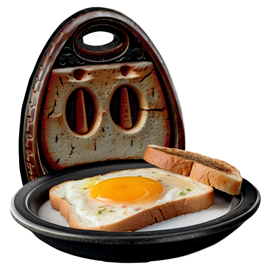 Egg With Toast Png 52