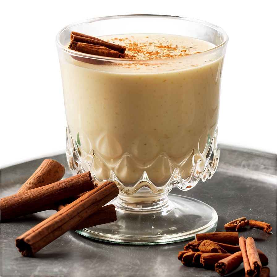 Eggnog with Bourbon Kick PNG diw PNG with transparent background