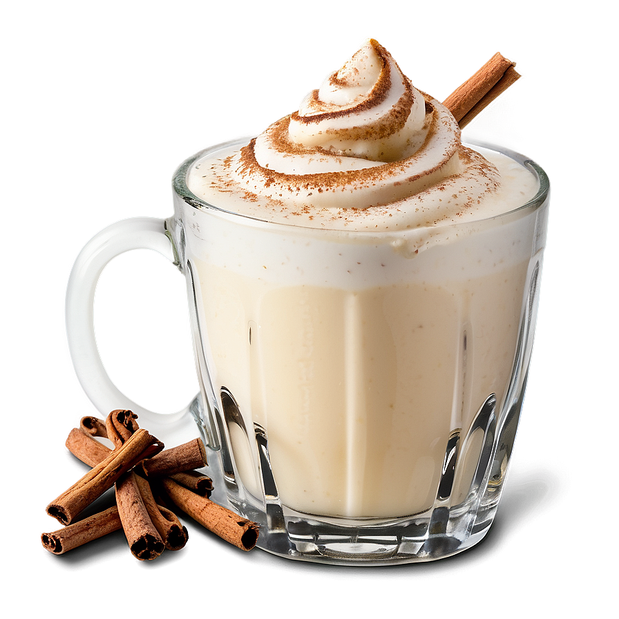 Eggnog with Cinnamon Swirl PNG 33 PNG with transparent background