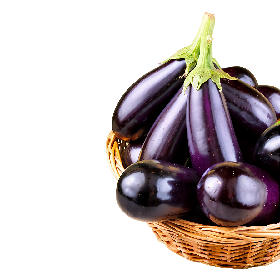 Eggplant In Basket Png 06122024