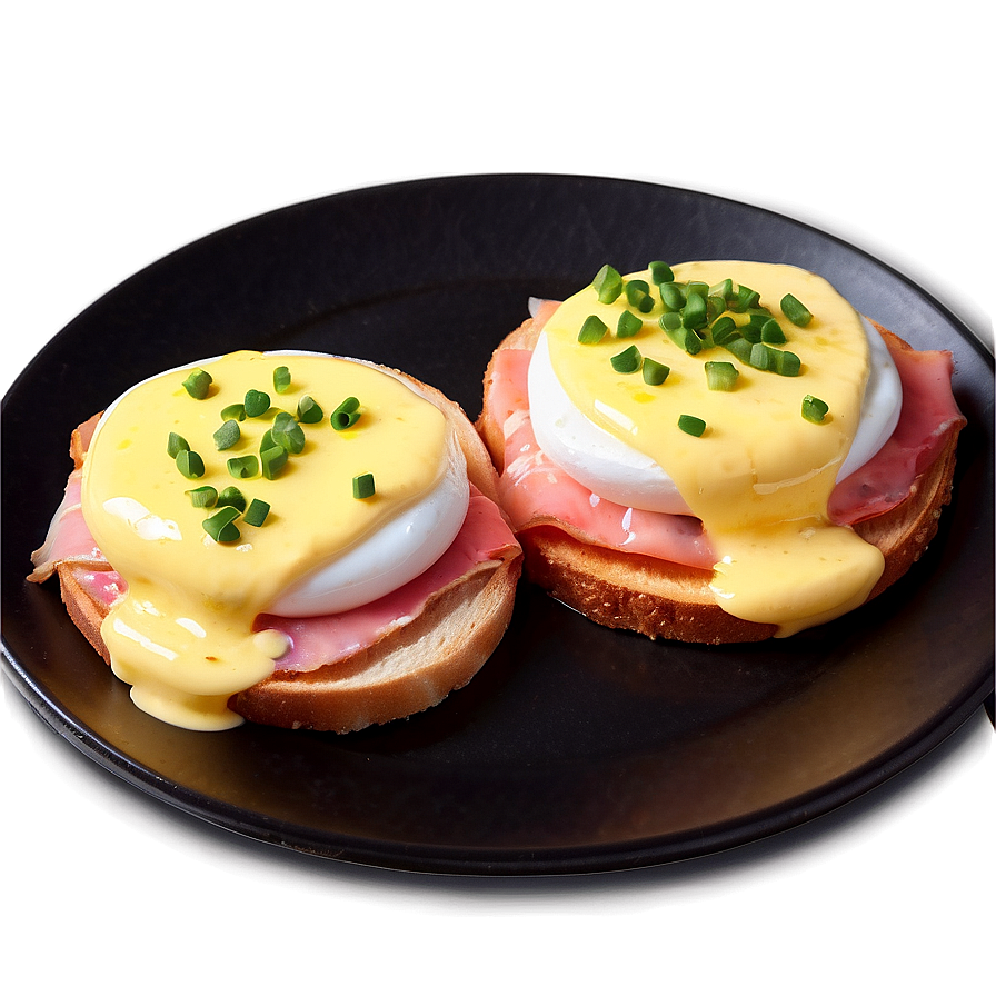 Eggs Benedict Plate Png Woq35