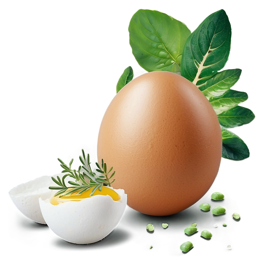 Eggs With Herbs Png Kfj