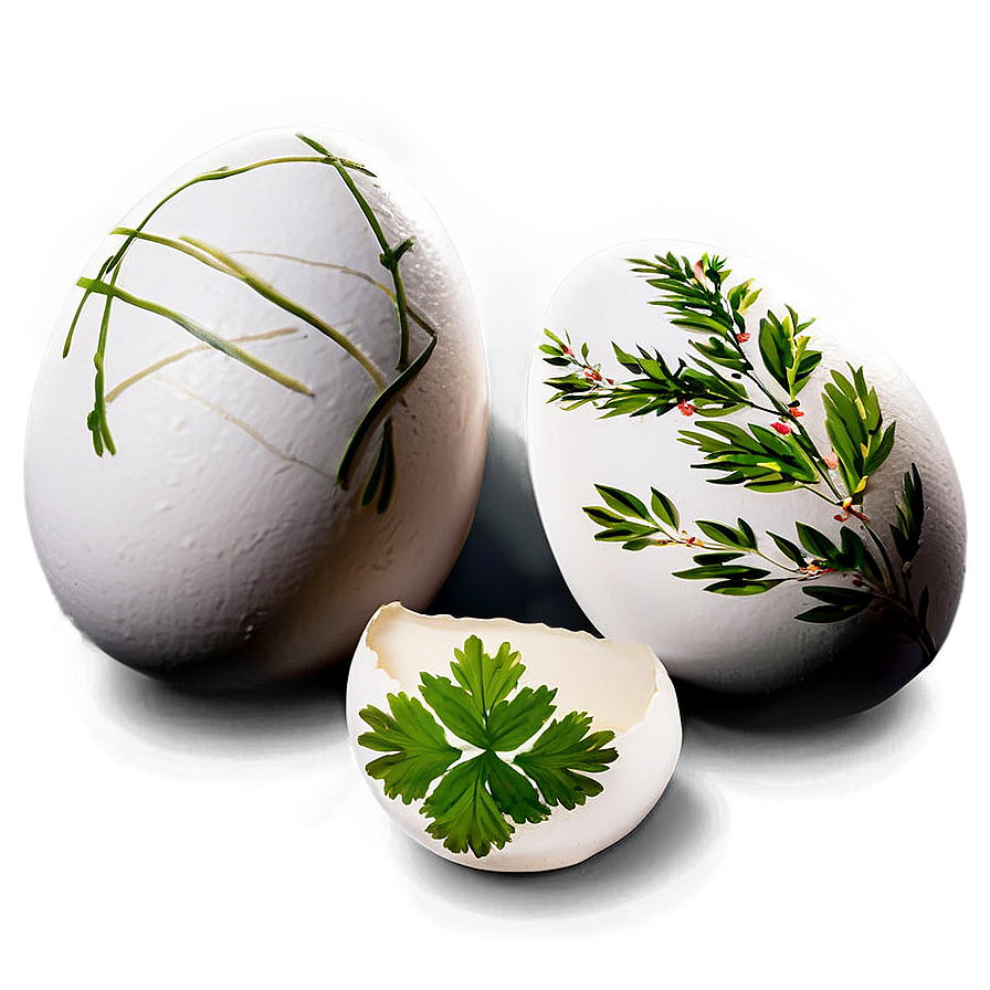 Eggs With Herbs Png Qbv