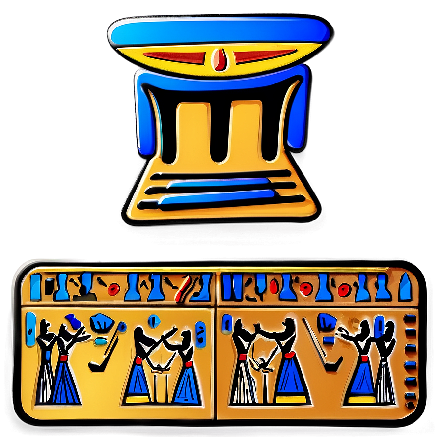 Egypt Hieroglyphics Art PNG 06232024 PNG with transparent background