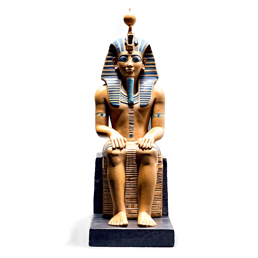 Egypt Pharaoh Statue PNG 06232024 PNG with transparent background