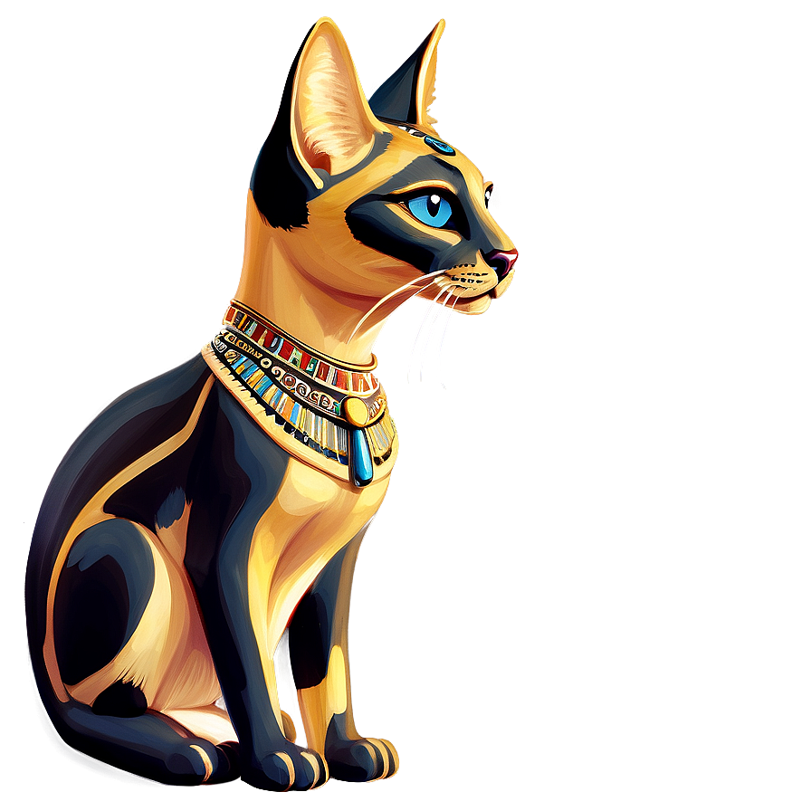 Egyptian Cat Goddess Bastet PNG 06232024 PNG with transparent background