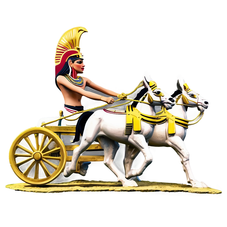 Egyptian Chariot Warfare PNG 06242024 PNG image with a transparent background, free high-resolution download