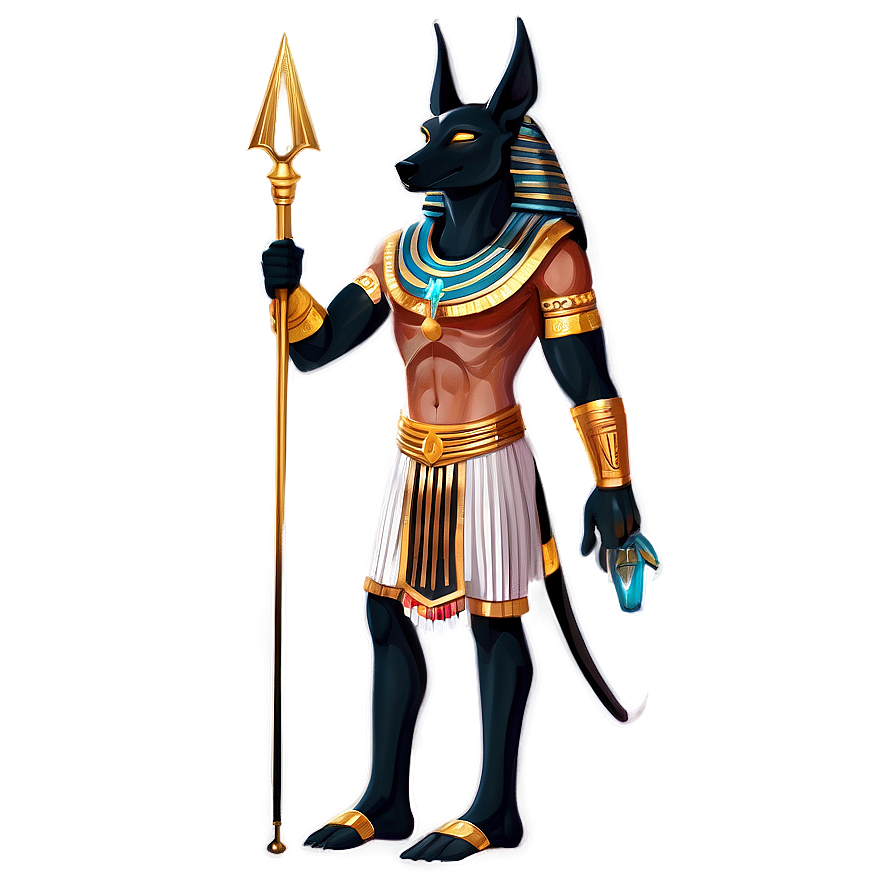 Egyptian God Anubis PNG 06242024 PNG image with a transparent background, free high-resolution download
