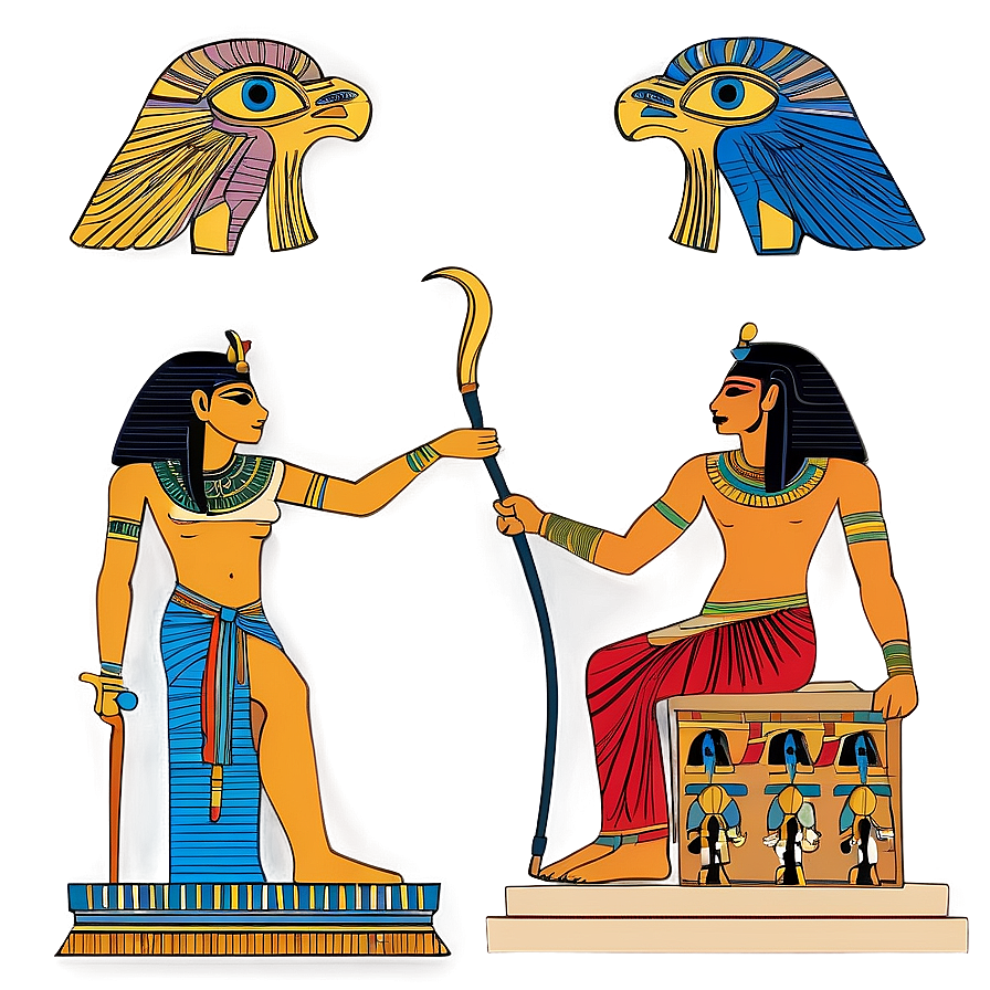 Egyptian Mythology Scenes Png 35