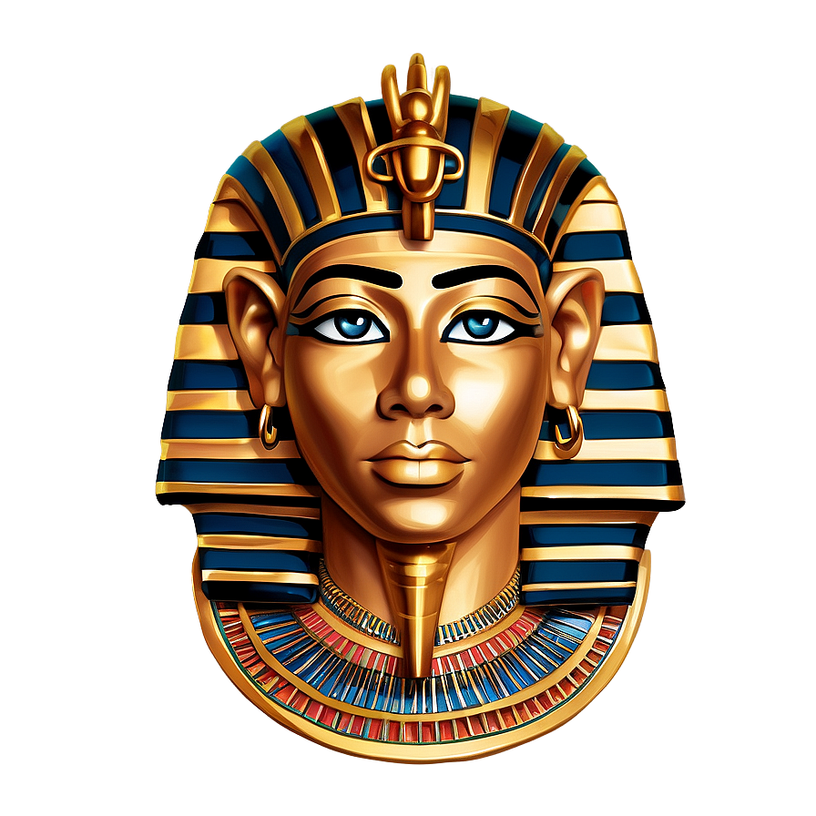 Egyptian Pharaoh Portrait PNG 06242024 PNG image with a transparent background, free high-resolution download