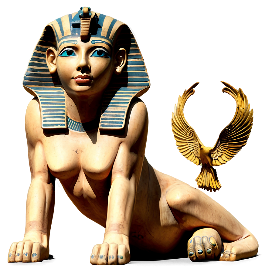 Egyptian Sphinx Statue PNG llx PNG image with a transparent background, free high-resolution download