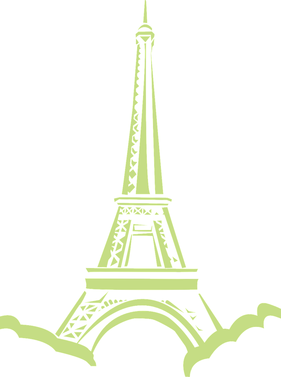 Eiffel Tower Graphic Art