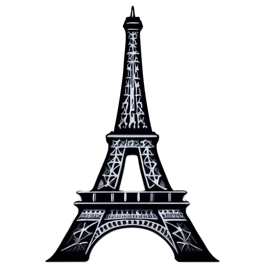 Eiffel Tower Halloween Theme Png 05212024