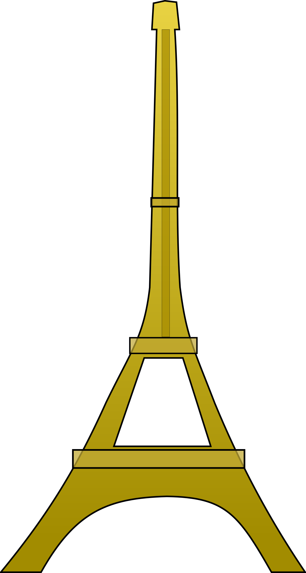 Eiffel Tower Clip Arts - Eiffel Tower Clip Art, HD Png Download PNG with transparent background